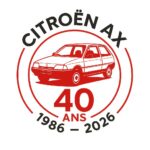 Autocollant 40 ans de la Citroën AX