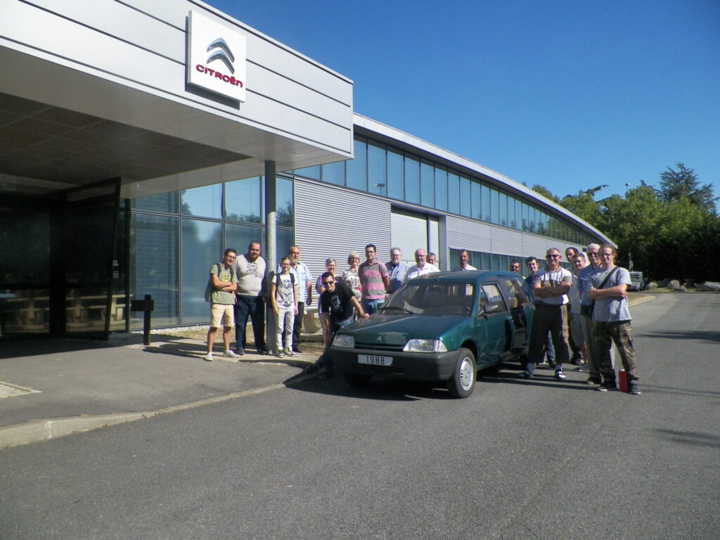 Visite du conservatoire Citroën Vendredi 9 Septembre 2016